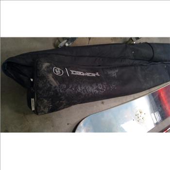 Burton Snowboard And Salomon 108 Rocker Skis