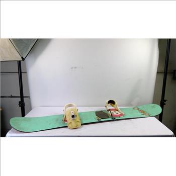 Burton T43 Teal/Orange Snowboard