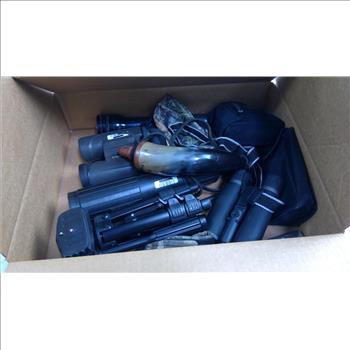 Bushnell Monocular, Nikon Binoculars, MAG-Lite Flashlight, And More