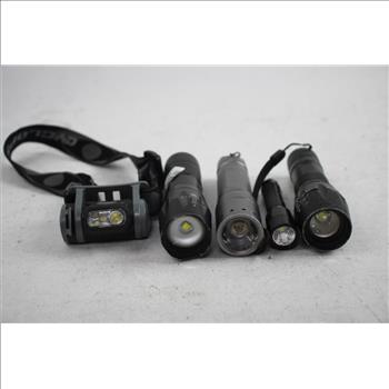 Bushnell, Quantum, And More Flashlight Lot, 10 Pieces