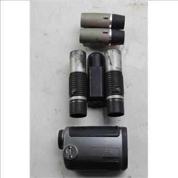 Bushnell Tour V2 Golf Laser Rangefinder & Binoculars; 3 Pieces