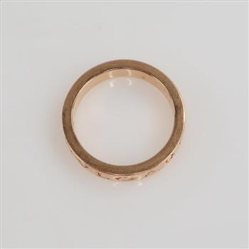 Bvlgari 18kt Rose Gold Diamond B. Zero 1 Ring-Evaluated By Our Certified Gemologist-AGS/GIA