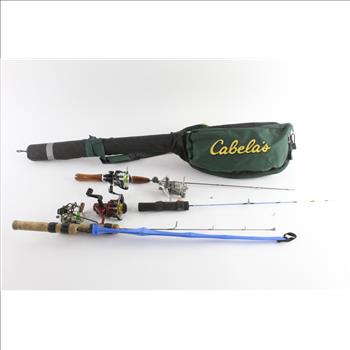 Cabela's Fishing Pole Case With Four Fishing Poles