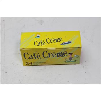 Cafe Creme Cream Chargers, 4 Boxes