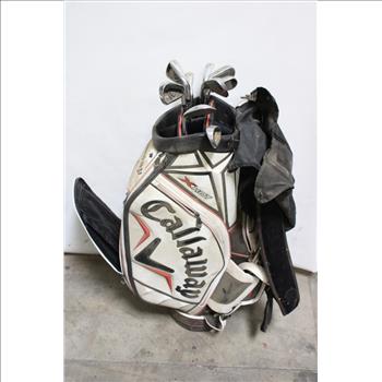 Callaway Golf Bag With Clubs, 8 Pieces