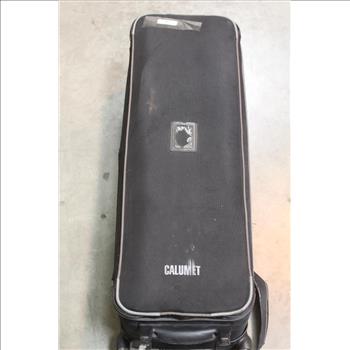 Calumet MF6040 Light Stands &  Calumet Travelite 750R Strobe Lights; 4 Pieces