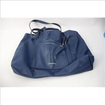 Calvin Klein Blue Tote Bag, Rolling Luggage, 2 Pieces