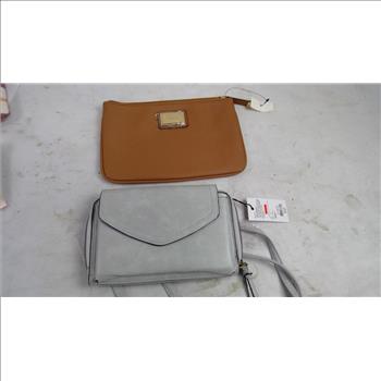 Calvin Klein, Joan & David, And More Handbags, Zipper Wallets Bulk Lot, 6 Pieces