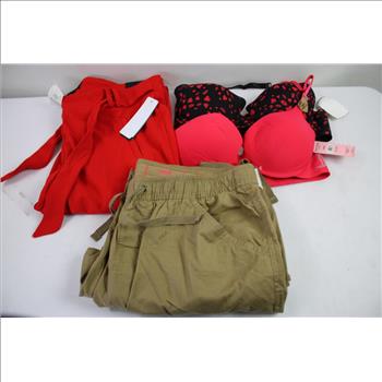 Calvin Klein, Levi's, Guess, And More Bulk Clothing Lot, 8 Pieces