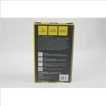 Cambridge Stainless Steel Flatware, 20 Piece Set