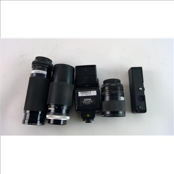 Camera Lenses And More, 5 Pieces