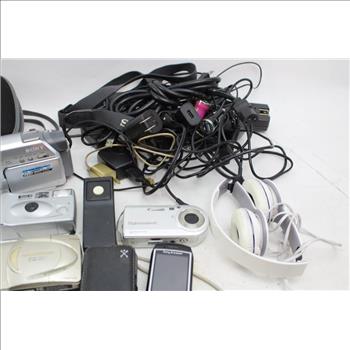 Cameras, Dell Digital Jukebox MP3 Player, Plantronics Headset, & More; 8+ Pieces