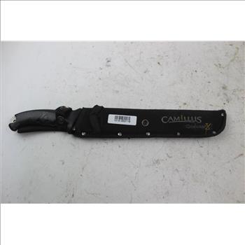 Camillus Titanium Bonded Canivore Fixed X Blade Knife And Sheath