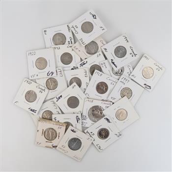 Canadian Currency, 20+ Coins