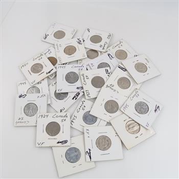 Canadian Currency, 20+ Coins