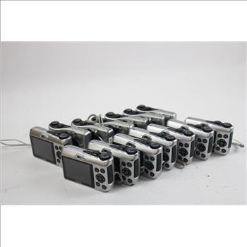 Canon And Sony Digital Camera Lot + Accessories, 36 Pieces