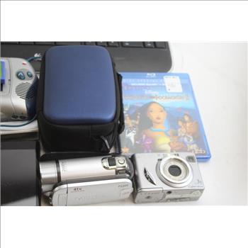 Canon Camcorder, Logitech Keyboard, Pocahontas Blu-Ray, And More 10 Pieces