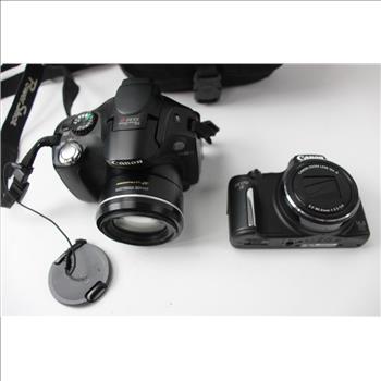 Canon  Digital Camera, 2 Pieces, SX30 IS, SX170 IS, Bag