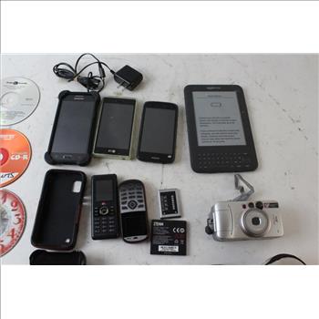 Canon Digital Camera, Cell Phones Sold For Parts, And More, 10+ Pieces