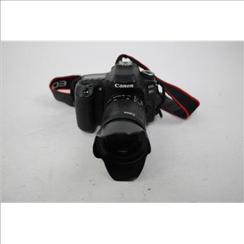 Canon EOS 80D Digital Camera, Lens, Bag