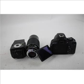 Canon EOS Rebel T3i DSLR Camera With Canon Bag & Accessories