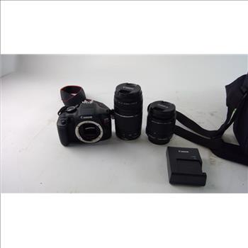 Canon EOS Rebel T6 Camera In Bag