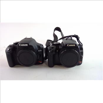 Canon EOS Rebel XTi & Rebel T1i Cameras, 2 Pieces