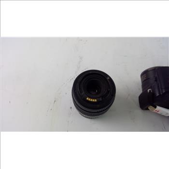 Canon & GE Cameras + Quantaray Lens, 3 Pieces