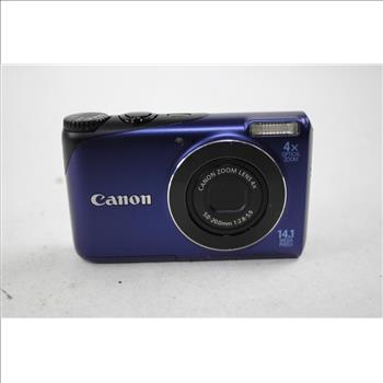 Canon PowerShot A2200 Digital Camera, Blue