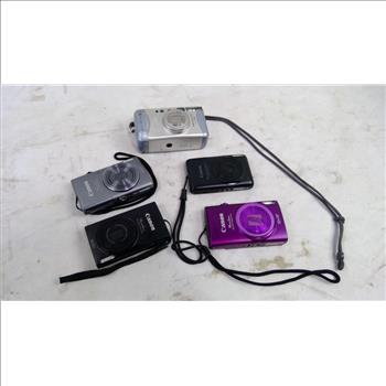 Canon PowerShot, SuperShot Cameras, 5 Pieces