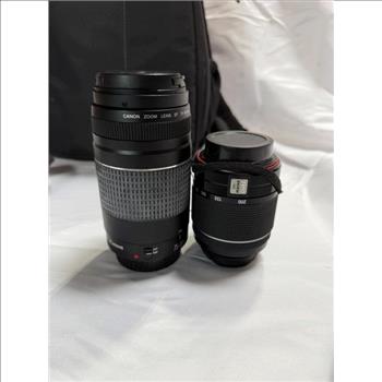 Canon Rebel T7 SLR Camera With Lenses
