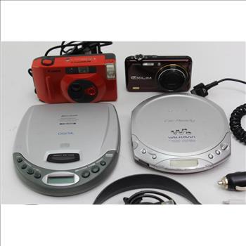 Canon Snappy S Film Camera, Casio Exilim Digital Camera And More Electronics