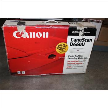 Canon USB Flatbed Scanner CanoScan D660U
