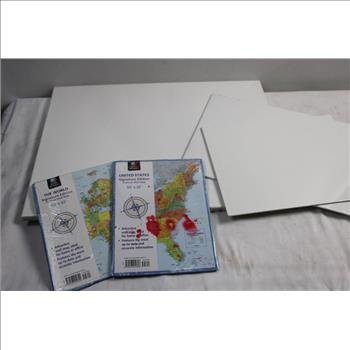 Canvas Panel, Stickers, Wall Map, Oil Colors, Isabey Pencils