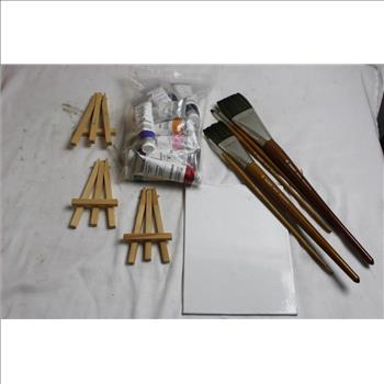 Canvas Panel, Stickers, Wall Map, Oil Colors, Isabey Pencils