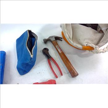 Canvas Tool Bag With Tools, 5+ Pieces