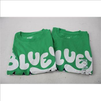 Captain America, Bluey Youth Shirts, Size 7/8, 4 Pieces