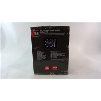 Car Dual 10'' Subwoofer In A Vented Enclosure