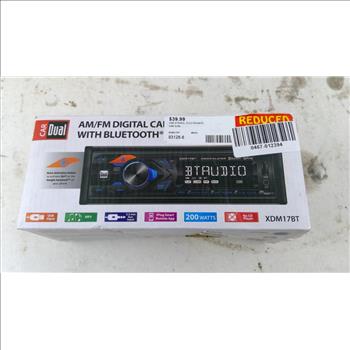 Car Dual AM/FM Digital Car Stereo With Bluetooth