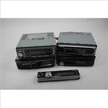 Car Radios Bulk Lot, 5 Pieces