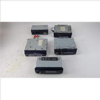 Car Stereo Bulk Lot, 5 Pieces