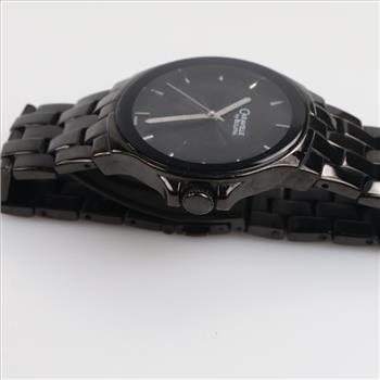 Caravelle By Bulova Black Dial Watch