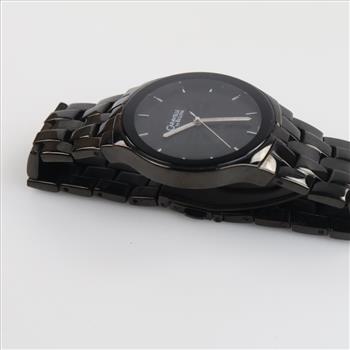 Caravelle By Bulova Black Dial Watch