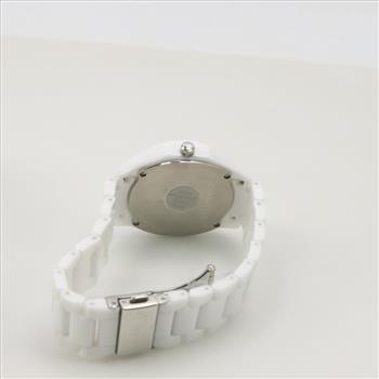 Caravelle White Ceramic Watch