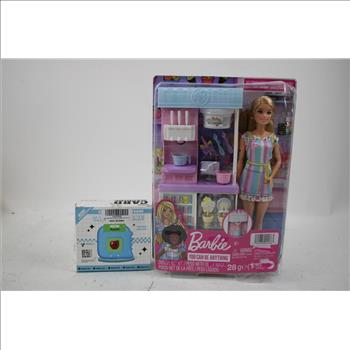 Card Puzzle, Kitty Pink Headphones, Ice Cream Shop Barbie & More 4 Pieces