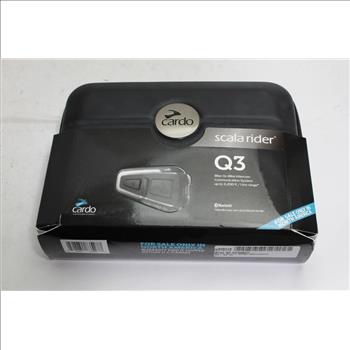 Cardo Scala Rider Q3 Bike-to-bike Intercom Communication System