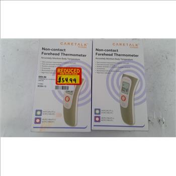 Caretalk Non Contact Forehead Thermometers 2 Pieces