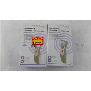 Caretalk Non Contact Forehead Thermometers 2 Pieces