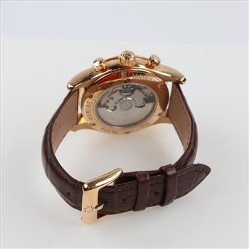 Carl Bucherer 18kt Gold Marnero Chronograph Flyback Watch-Evaluated By Certified Gemologist-AGS/GIA