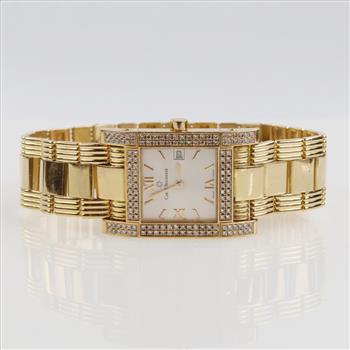 Carl F Bucherer Pathos Diamond 18kt Gold Watch-Evaluated By Our Certified Gemologist-AGS/GIA